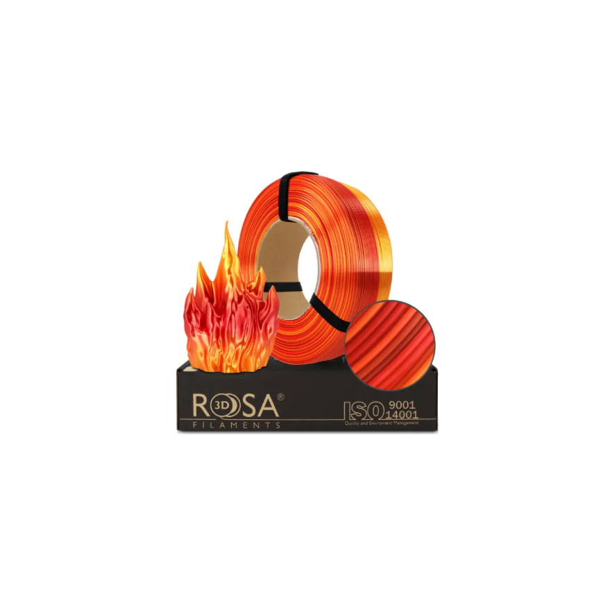 Rosa 3D PLA Rainbow Silk Refill