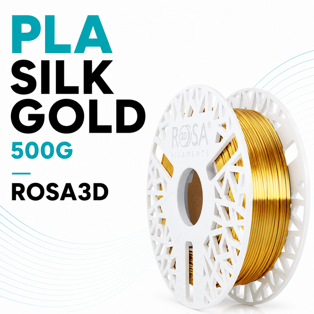 Rosa3D PLA Silk Gold 500g