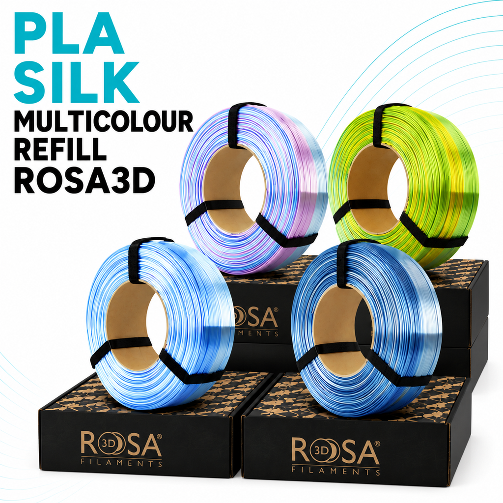 Rosa3D PLA Silk Multicolour refill