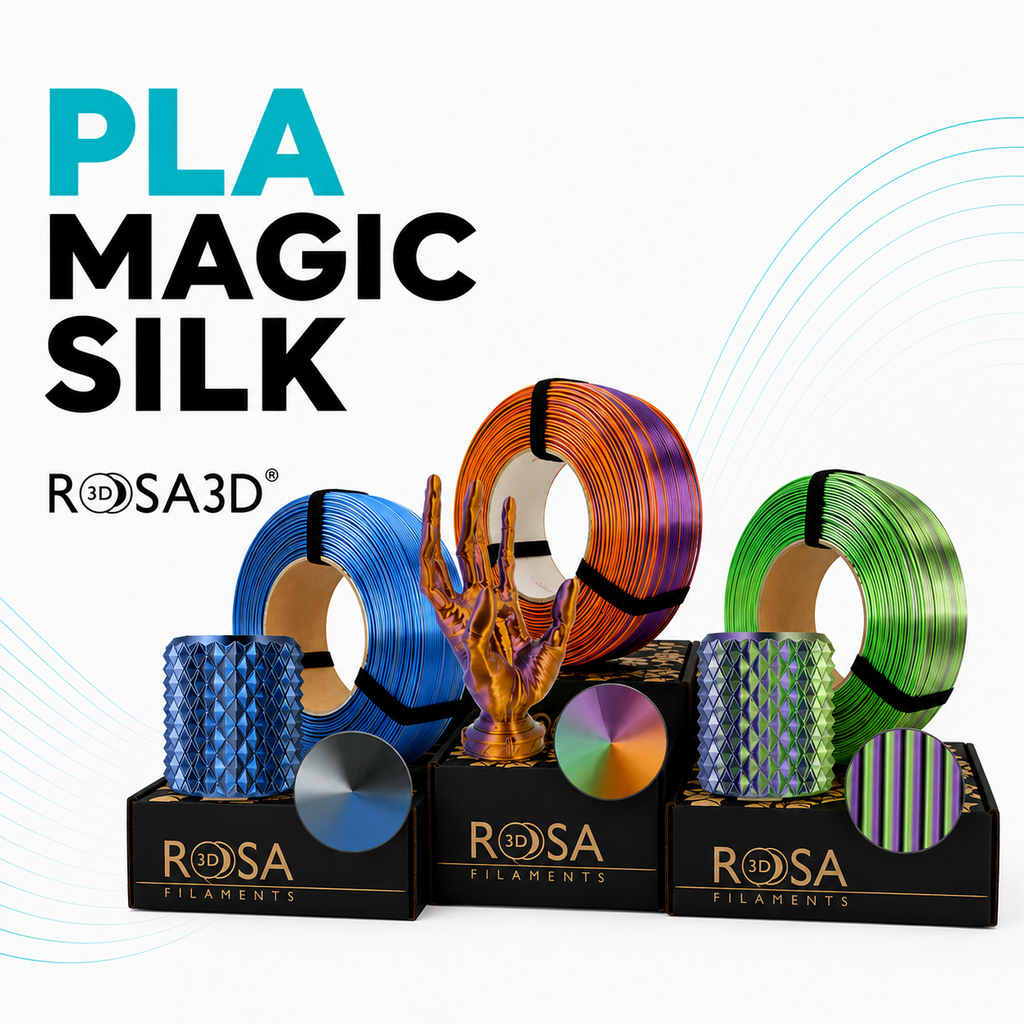 Rosa 3D PLA Magic Silk Refill